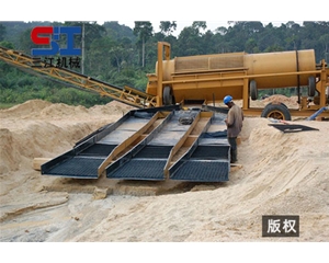 出口加納的移動(dòng)淘金機